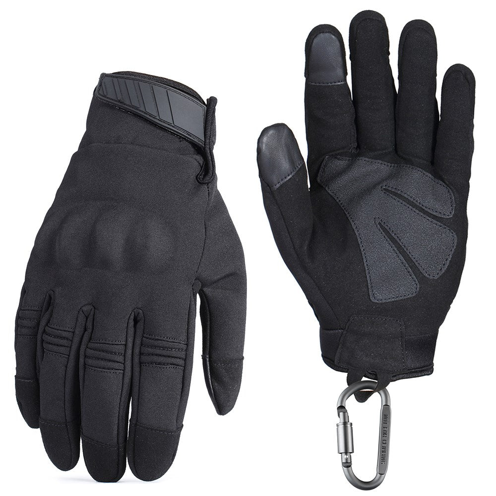 Outdoor tactical touch screen gloves
