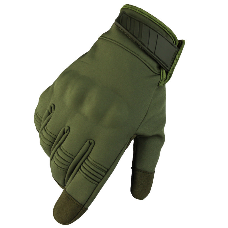 Outdoor tactical touch screen gloves