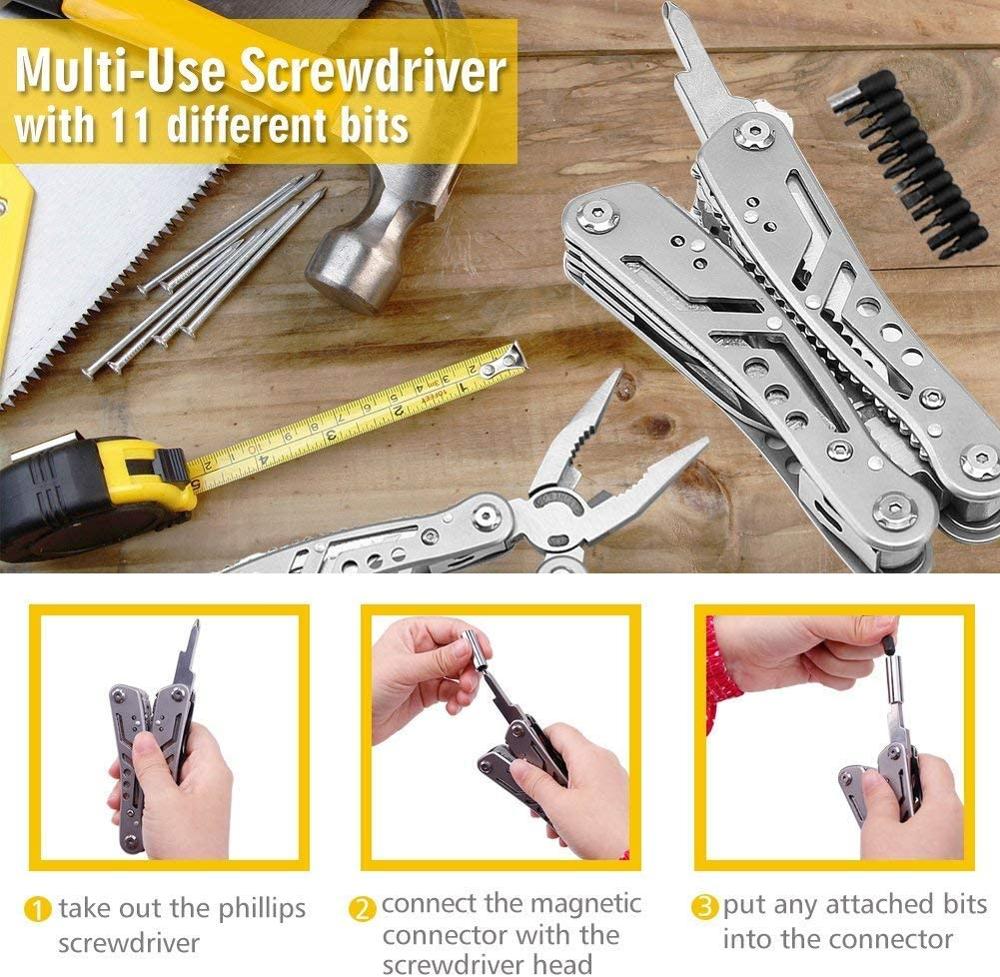 Multifunctional Pliers Outdoor Combination Multi-Purpose Knife Tool Pliers Folding Pliers