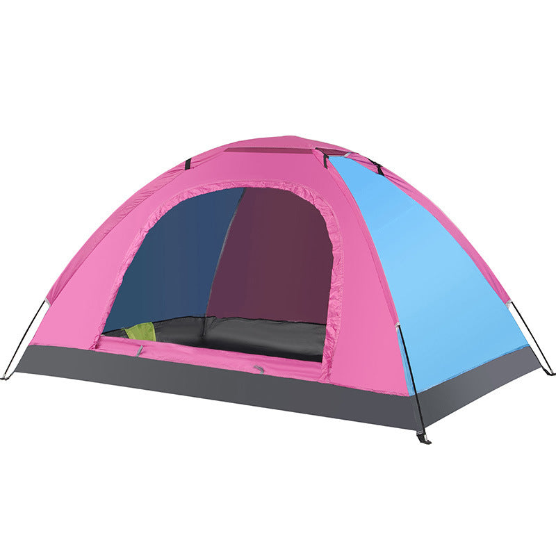 Outdoor double camping tent