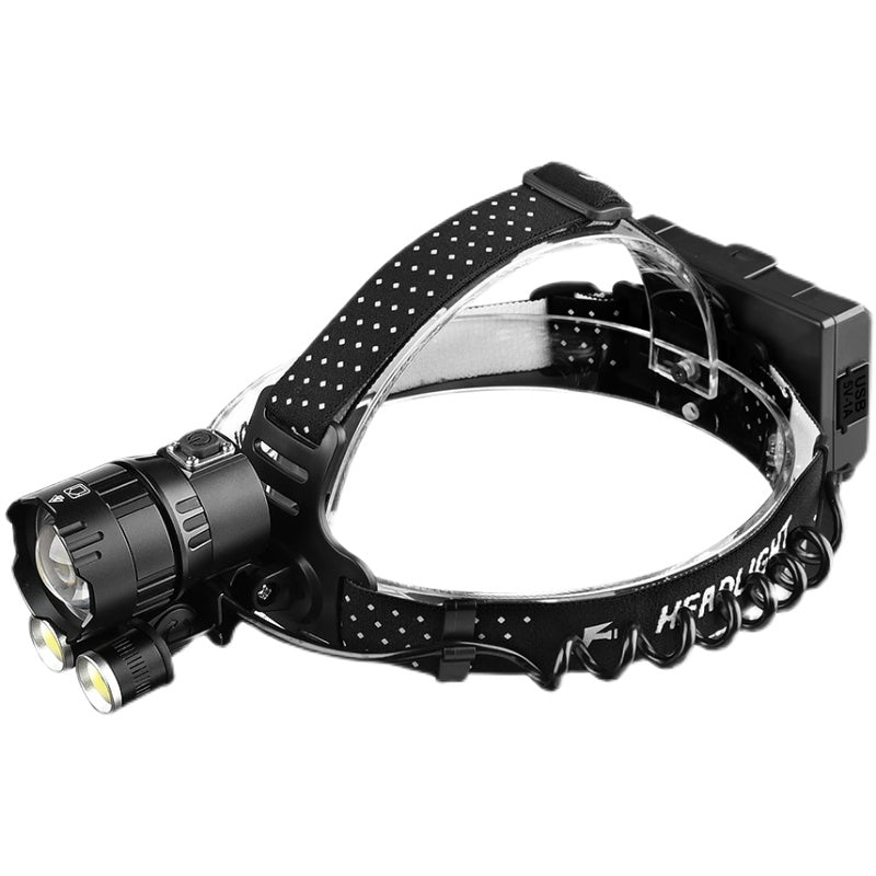 Waterproof Camping Working LED4500 Lumen USB Rechargeable Headlamp Mobile Power Supply