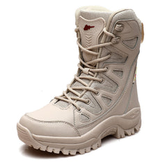 Hi-top Hiking Shoes Men's Breathable Sneaker Platform