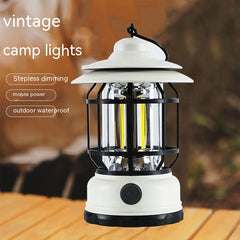 Outdoor Camping Lantern Retro Multi-functional Warm Light