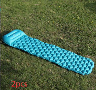 Tent Air Camping Mats Inflatable Cushion Double Outdoor 2 person Picnic Beach Two Plaid Blanket baby Pad Home Rest Soft Mattress