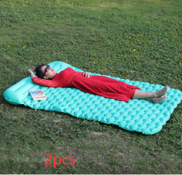 Tent Air Camping Mats Inflatable Cushion Double Outdoor 2 person Picnic Beach Two Plaid Blanket baby Pad Home Rest Soft Mattress