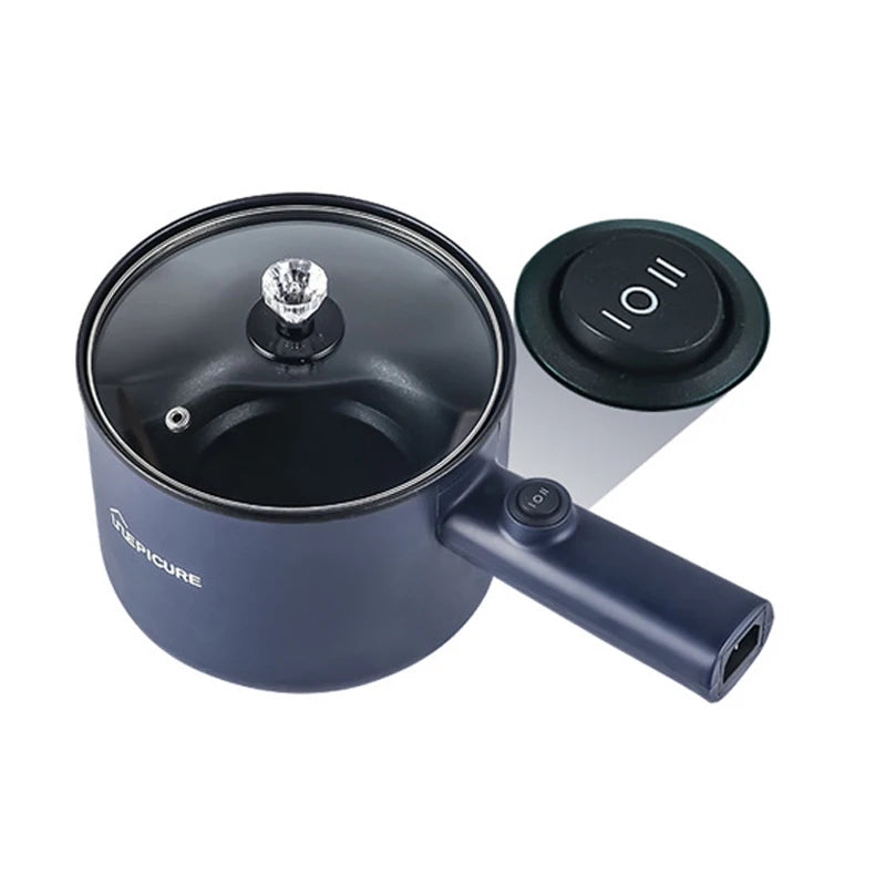 Mini Electric Cooker Multi-Function All-In-One Pot Double Layer Household Noodle Cooker Non-Stick Hot Pot Kitchen Tool